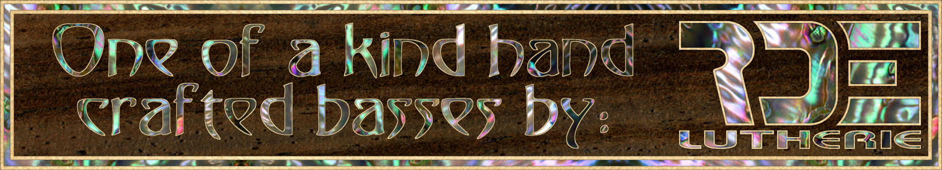 Bass guitars by RDE lutherie