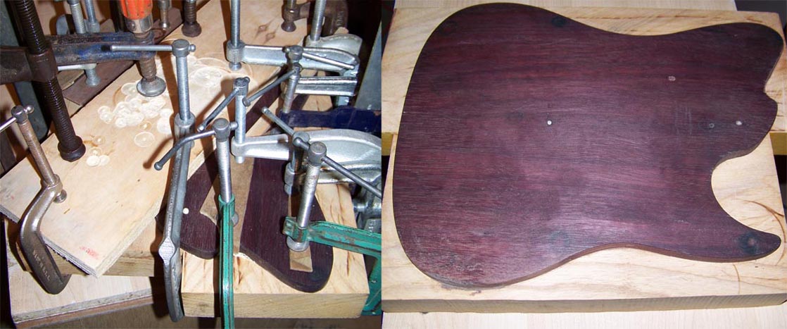 Gluing the top to the body