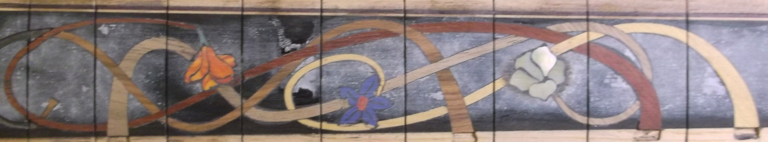 3rd. to 9th. fret markers flowers inlayed