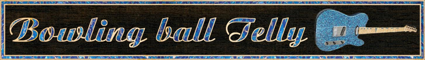 RDE Guitar Bowling ball Telly