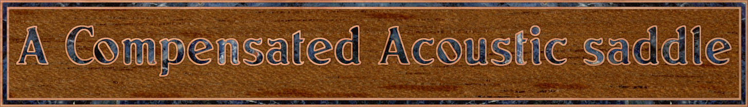 A compensated acoustic saddle header