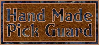 A hand made pick guard link