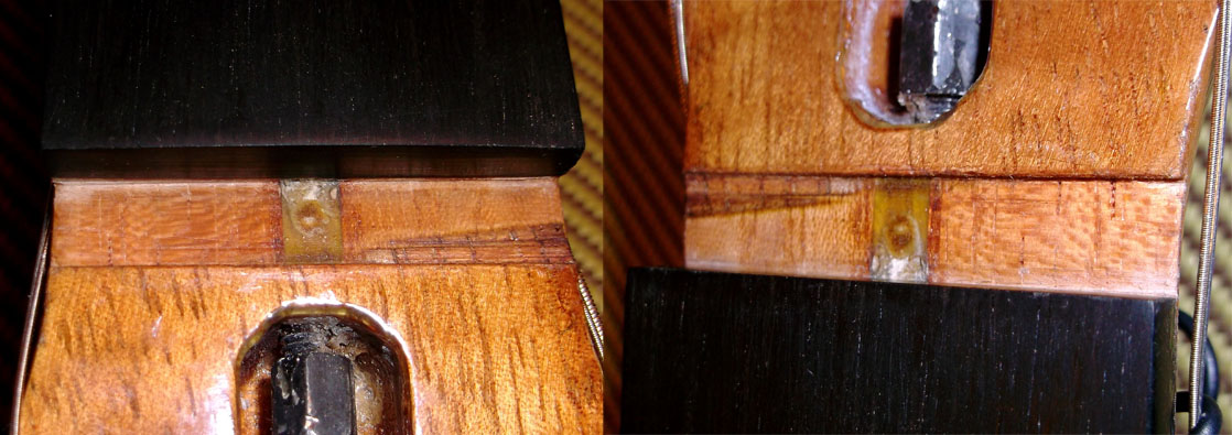 Straight and square nut recess