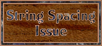 A string spacing issue link