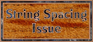 A string spacing issue link